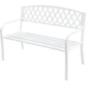 Casa.pro Tuinbank Opsasar 127x54x88 cm wit