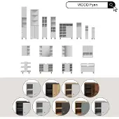 Vicco Fynn Midikast – 30 x 95 cm Wit