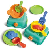 Hape Sandy Chef Kitchen Play Set Groen Kinderen