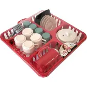 Ecoiffier 100% Chef Kleurrijke Afdruiprek met Accessoires - 30cm
