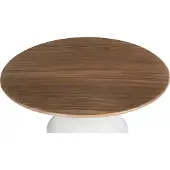 Beliani BRIOCHE - Gebaksstandaard - Wit/Licht hout - IJzer/Hout