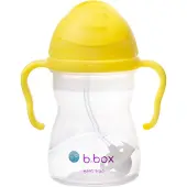 B.Box Drinkbeker | Drink Vanuit Elke Hoek | Klapdeksel, Verzwaard Rietje, Lekvrij en Eenvoudige Grip | BPA-vrij, Vaatwasserbestendig | Vanaf 6+ Maanden | 240 ml