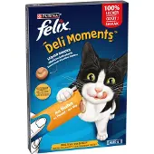 Felix Kattensnack Deli Moments Liquid Kip 4 x 10 gr