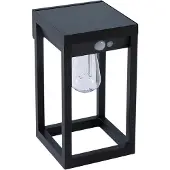 LINDBY Buitenverlichting , Enea, dimbare, Zwart, Balkon, Kunststof, Modern