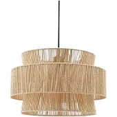 LINDBY Hanglampe , Anuva, dimbare, Beige, Eetkamer, Papier / Karton, Landhuis / Rustiek