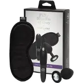 Fifty Shades of Grey Vijftig Tinten Grijs Come To Bed - set - 3 stuks (zwart)