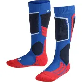 Falke Skisokken Kids SK2 Intermediate Cobalt Blue-Schoenmaat 35 - 38