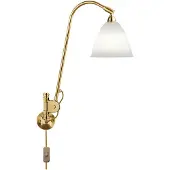 Gubi - Bestlite Bl6 Wandlamp Ø16 Geelkoper/Porselein