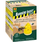 Compo Wespen- en vliegenval | (Incl. lokstof, Herbruikbaar)