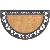 Overig Gazelle Deurmat Halfrond - Kokos Rubber - Natuurlijk - 45x75cm