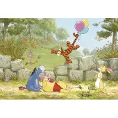 Komar Winnie Pooh Fotobehang Ballooning - Meerkleurig - 2,54m X 368cm