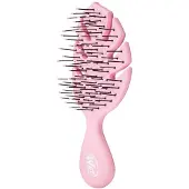 The Wet Brush Go green detangler pink mini