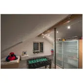 SLV PURI lampenkap, wit, GU10, max. 50W, inclusief 3-polige adapter