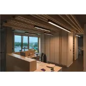 SLV Kantoor hanglamp Glenos 4000K 200cm zwart