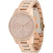 Michael Kors Analoog horloge 'RITZ' rose-goud / transparant