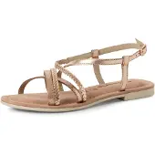 Tamaris Sandalen met riem rose-goud