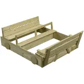 Swing King Swingking Zandbak Auto Boot Geïmpregneerd Hout 120x100x20cm