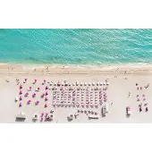 Overig Fotobehang Pink Umbrella - Meerkleurig - 2,50m X 400cm