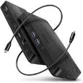 Axagon HMC-U4, kabel, USB4, 100W, 3,5 mm, 1.4/2.3, 10,100,1000 Mbit/s
