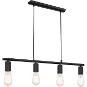 Globo Lighting MARTHA 54008-4H PENDANT METAL BLACK, 4XE27