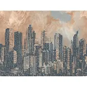 Living Walls The Wall II - Oranje - Gebouw - 393331