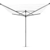 Brabantia Brbantia 310966 Lift-o-matic Droogmolen 50 Meter Metallic Grey + Grondanker & Hoes