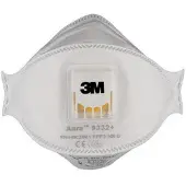 3M Aura Comfort Cool Flow stofmasker, FFP3, met ventiel, pak van 10 stuks