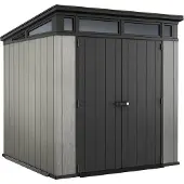 Keter Tuinhuis Artisan 77 - Kunststof - Grijs - 214x218x226cm - 4,7m²