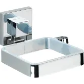 Wenko Föhnhouder Vacuum-loc 14 X 7,5 Cm Rvs Zilver