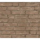 Living Walls BAKSTENEN BEHANG | industrieel - Bruin Oranje - Elements 2