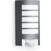 Steinel Wandlamp buiten met bewegingssensor L 12 S, zwart, Aluminium, Modern