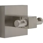 Haceka Mezzo dubbele handdoekhaak RVS-look