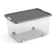 Kis W Box L - Opbergbox 50L - 56,5x39x31,5cm - Grijs