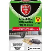 Protect Home Rattenvallen | | Victor Click | 2 stuks (Kunststof)