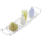 Wenko Badbrug in RVS - Telescopisch van 58 tot 92cm - Badplank - Badrek uitschuifbaar