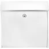 Burg wachter Brievenbus Classico 4931 - Kunststof - Wit - 38,4x37,5x14,5 Cm