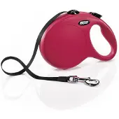 Flexi Laisse-corde Flexi Classic M - Longueur : 5 m - Poids max : 25 kg - Rouge - Pour chien
