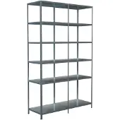 Schulte Legborden zonder grendels, H 2300 x B 1400 x D 500, gegalvaniseerd