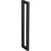 Wenko Wand Handdoekhouder Reitani zwart mat 40cm hoog - Handdoekrek - Handdoekenrek