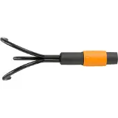 Fiskars Quikfit Krabber - Koolstofstaal Tuingereedschap - Voor het Bewerken en Beluchten van Bloembedden