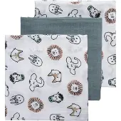 Meyco Baby Animal hydrofiele doeken - 3-pack - multicolour - 70x70cm