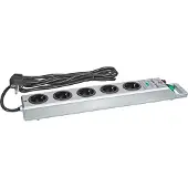 Brennenstuhl Stekkerdoos - 5-voudig - 1x Type E/F male naar 5x Type F female - 250