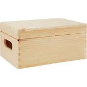 Zeller - Storage Box w. lid, pine