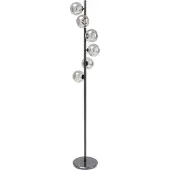 Kare Design vloerlamp Scala Balls, alu / grijs / zink, Woon-/ Eetkamer, metaal, Design, vloerlamp