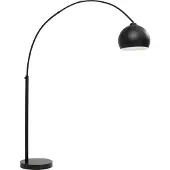 Kare Lounge Small Deal Eco booglamp, zwart, zwart, Woon-/ Eetkamer, metaal, Design, vloerlamp
