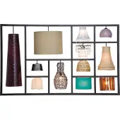 Kare design Wandlamp Parecchi Art House 12-Lichts B185 X H110 Cm - Multikleur