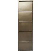 Kare design Schoenenkast Caruso bronze 5 laden