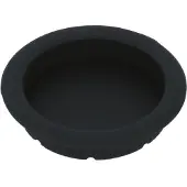 Online Deurbeslagshop Schuifdeurkom rond 59 mm mat zwart