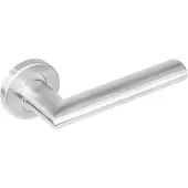 Intersteel Deurkruk Girona op rozet met 7 mm nok rvs geborsteld