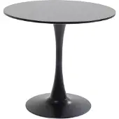 Kare design Eettafel Schickeria Ø80cm zwart